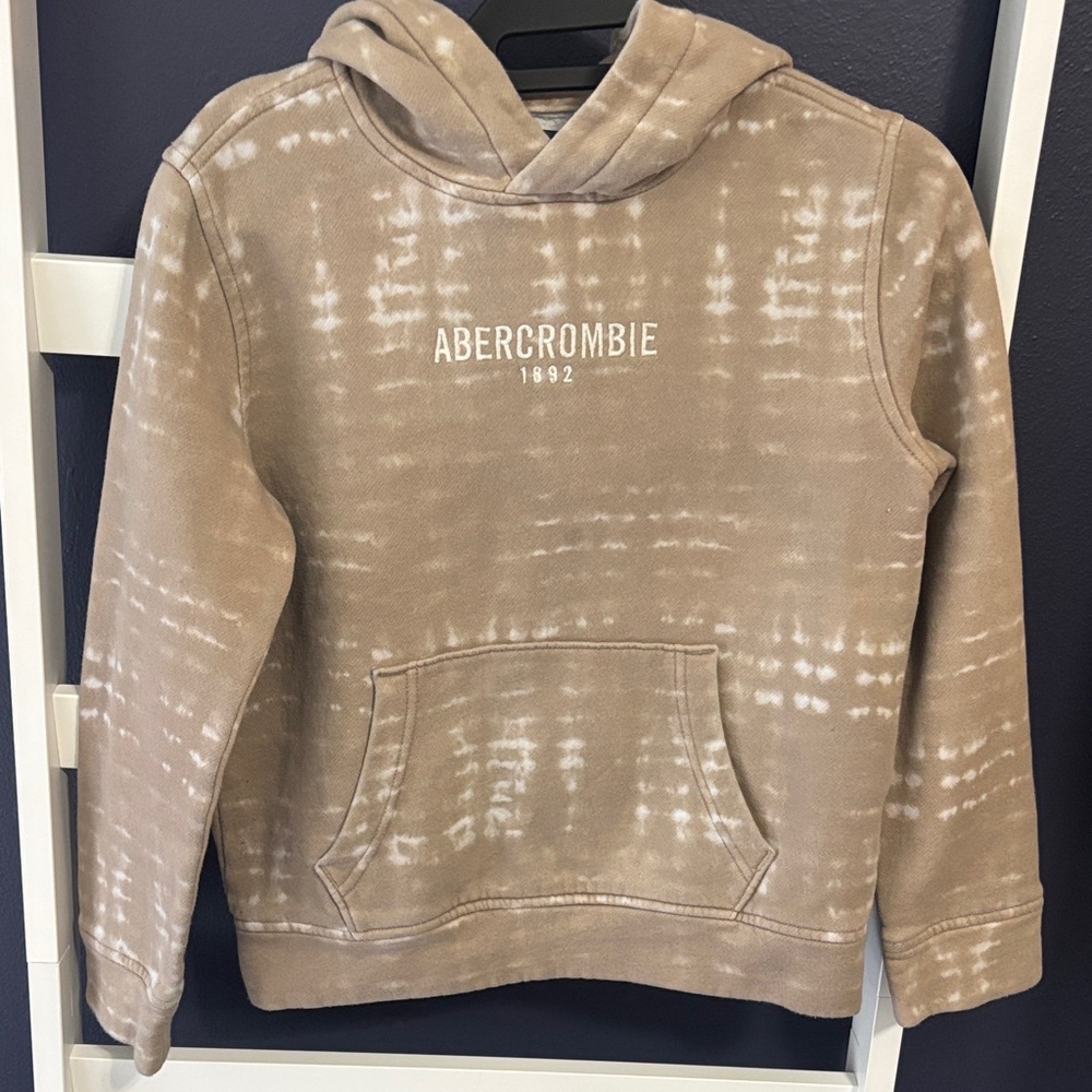 Abercrombie & Fitch Kids Beige Tie-Dye Hoodie